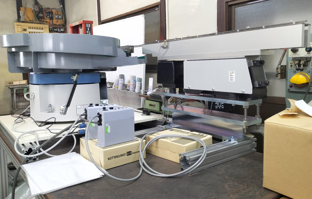 パイプ継手(ジョイント)整列機